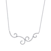 0.29ct 14k White Gold Diamond Necklace